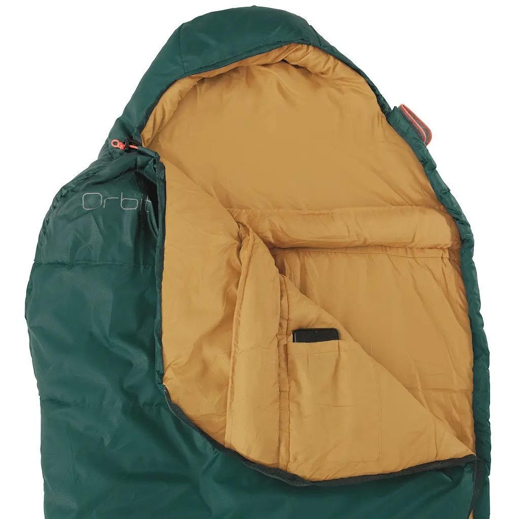 Спальний мішок Easy Camp Orbit 400/-9°C Petrol Blue Left (240161) - фото 2
