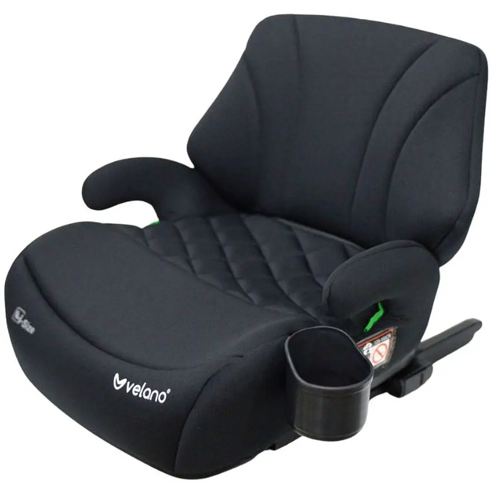 Бустер VELANO Gravo i-Size 125-150 см Isofix з підстаканником black (48144) - фото 3