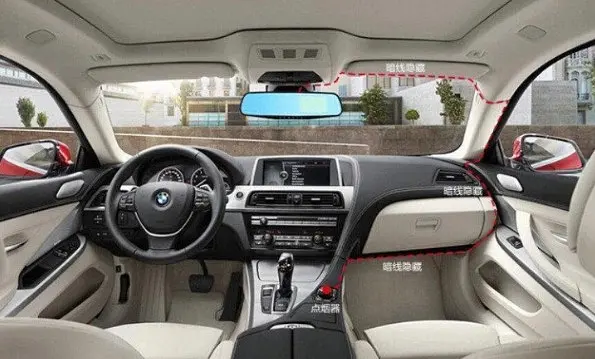 Зеркало авторегистратор 1433 экран 4,3" FHD 2 камеры - фото 6