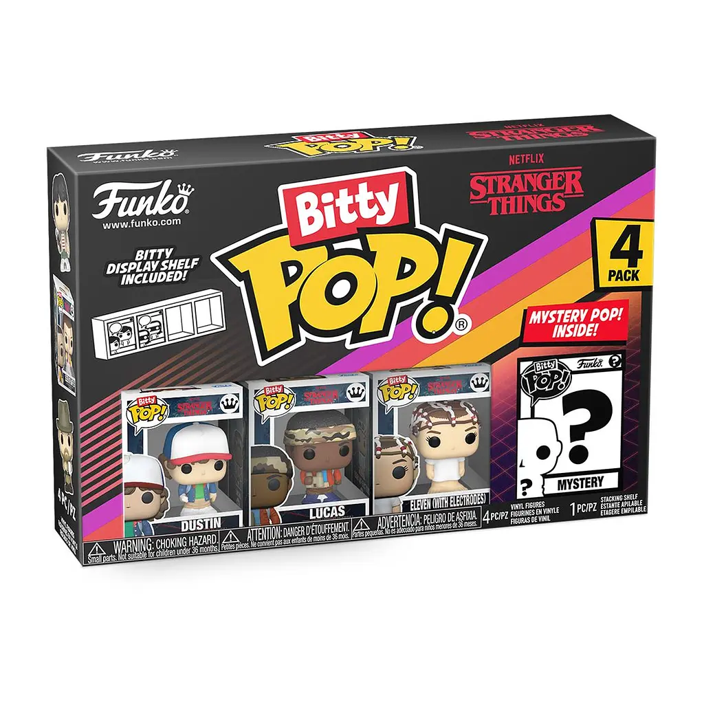 Набір ігрових фігурок BITTY POP! серії "Дивні дива" - ДАСТІН (4 фігурки в ас.) Funko 83662 - фото 5