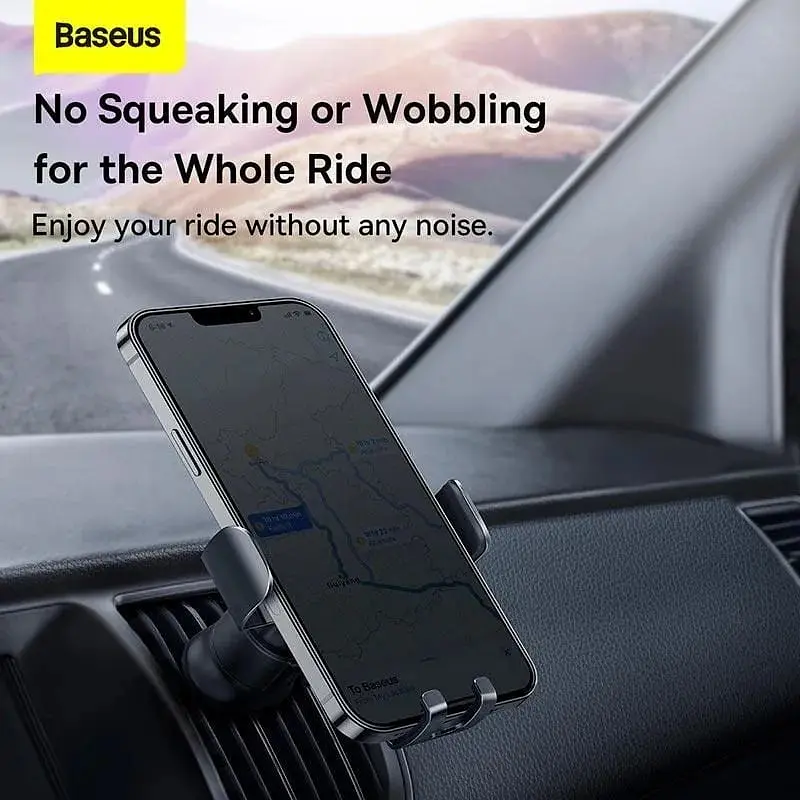 Тримач Baseus Metal Age II Gravity Car Mount (Air Outlet Version) (SUJS000001) чорний - фото 10
