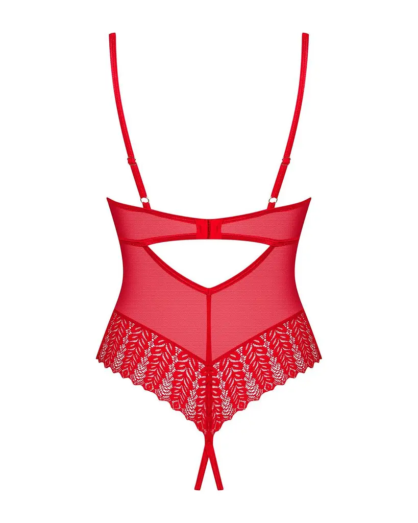 Боди Obsessive Ingridia crotchless teddy XS/S - фото 4