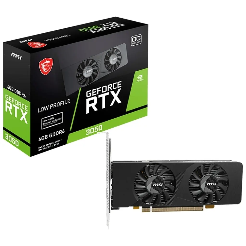 Відеокарта MSI GeForce RTX3050 6Gb LP E OC (RTX 3050 LP E 6G OC) - фото 6