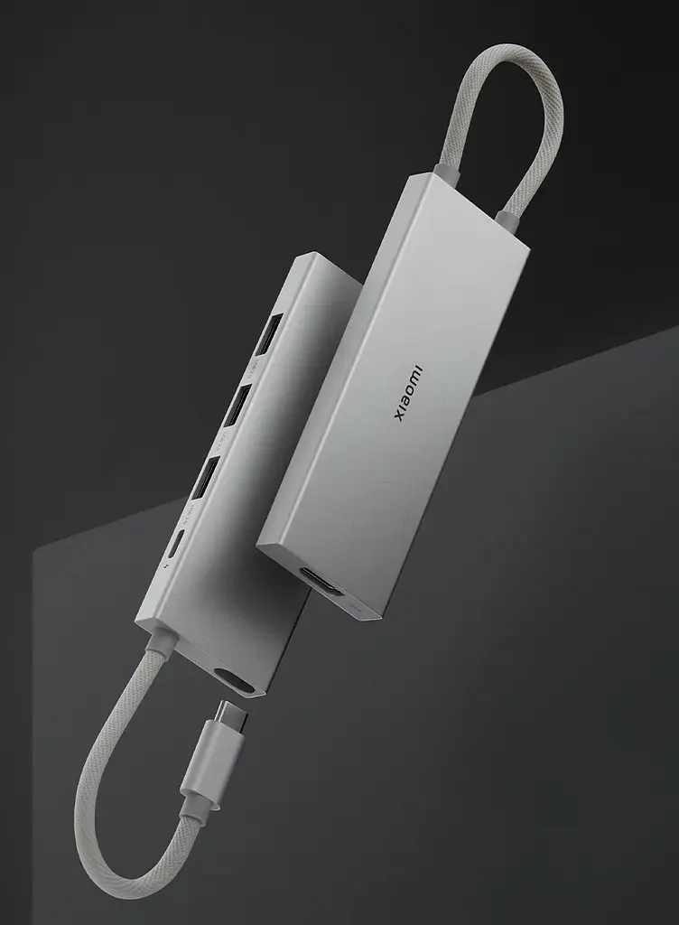 Хаб адаптер Xiaomi Type-C 5-in-1 Docking Station (BHR8804GL) - фото 4