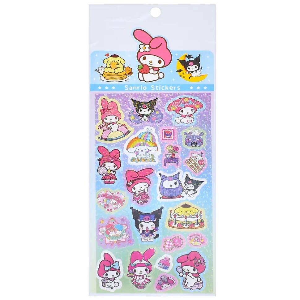 Декоративні наклейки "Sanrio Stickers" Bambi SZ240906-13 з блискітками