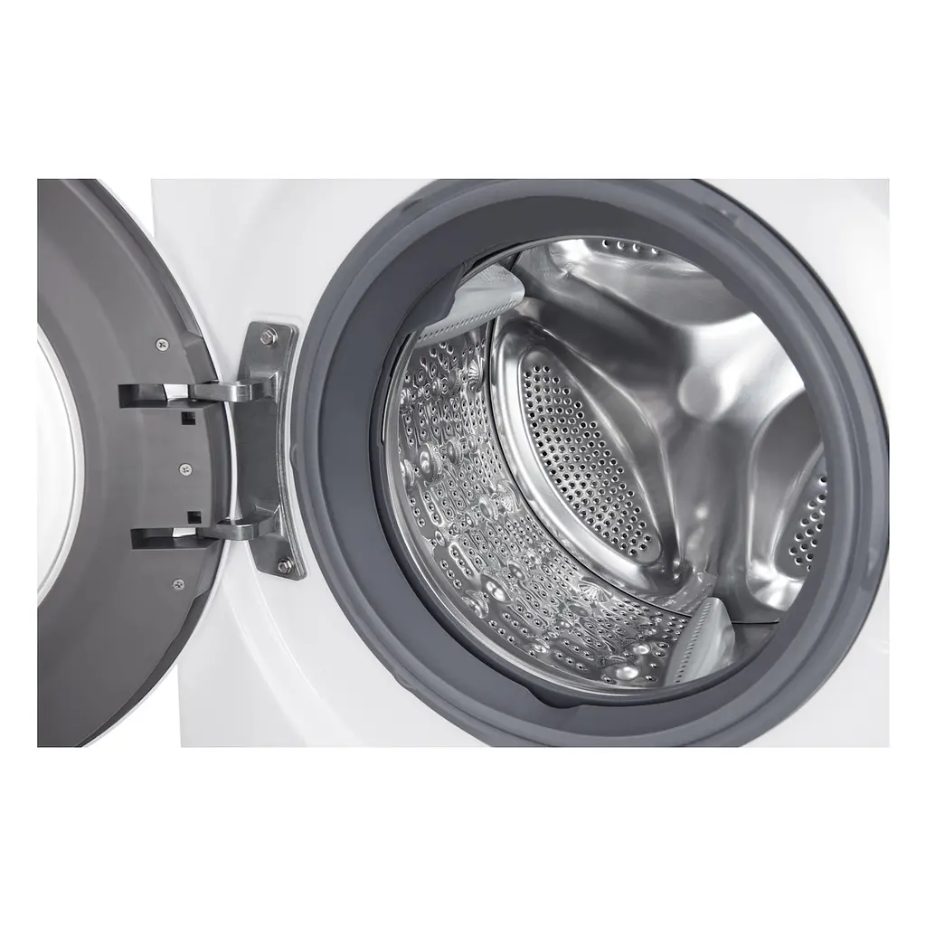 Стиральная машина LG с фронтальной загрузкой F4J6TS1W, 8кг, 1400, A+++-30%, Пар, глубина 56см, Дисплей, Инвертор, Белый (F4J6TS1W) - фото 4