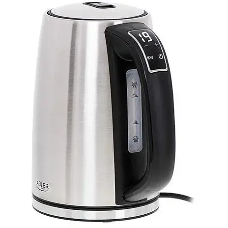 Чайник электрический Adler AD 1340 Металлический с дисплеем контролем температуры и поддержкой тепла 1.7 л - фото 9