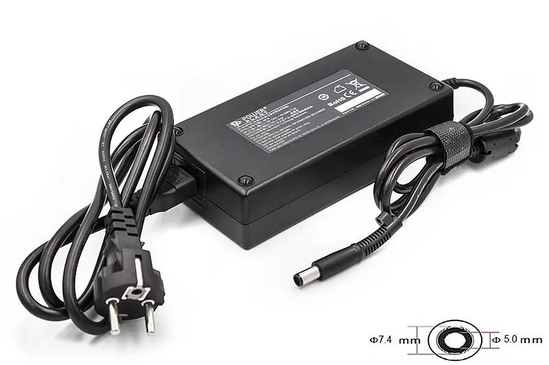 Блок живлення для ноутбуків PowerPlant HP 220V, 19V 180W 9.5A (7.4*5.0) (HP180F7450)