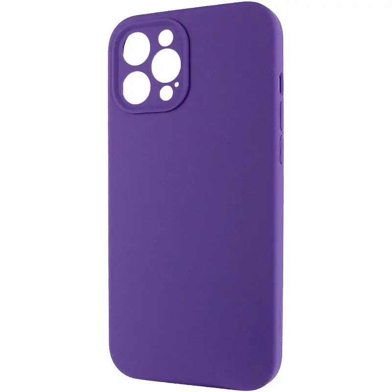 Чохол Silk Full Camera Protective (AA) NO LOGO для Apple iPhone 12 Pro (6.1") Фіолетовий / Amethyst - фото 3