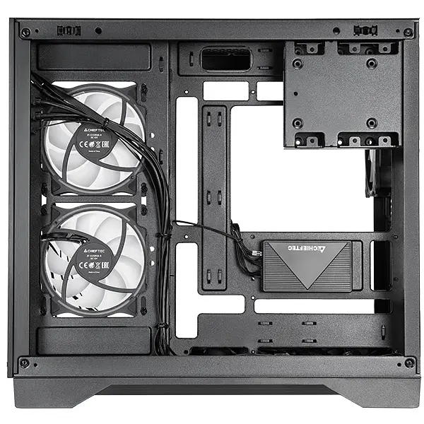 Корпус Chieftec VISIO GM-30B-TG-OP ATX, без БЖ, Black - фото 3
