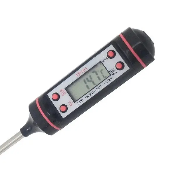 Термометр харчовий FOOD THERMOMETER (від -50°C до +300°C), Електронний кулінарний щуп-термометр для м'яса та рідин - фото 2