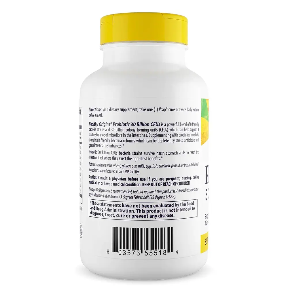 Пробиотик Healthy Origins Probiotic 30 billion CFUs, 150 вегакапсул - фото 3