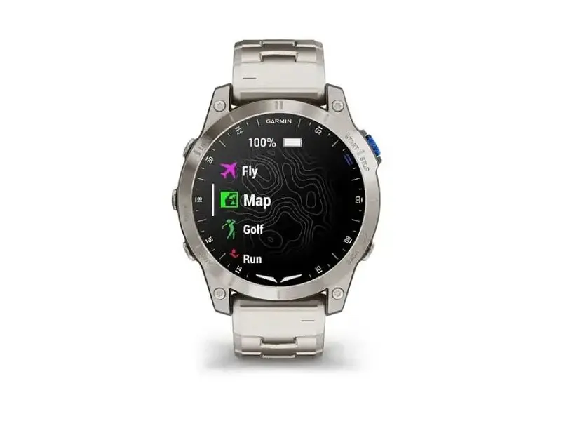 Смарт-годинник Garmin D2 Mach 1 Aviator Smartwatch with Vented Titanium Bracelet (010-02582-50/51) - фото 5
