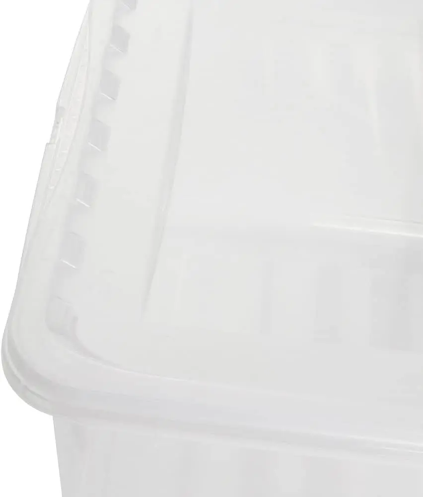 Ящик для зберігання Keeeper Basixx з кришкою 11 л прозорий (579) - фото 4