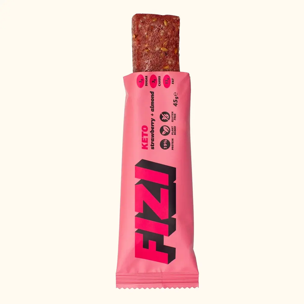 Батончик Fizi Кето Strawberry + Almond 45 г - фото 2