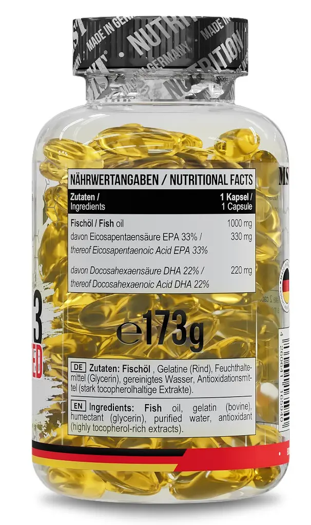 MST Омега-3 Відбірна EPA 330 DHA 220 - 120 софтгель MST Nutrition - фото 2