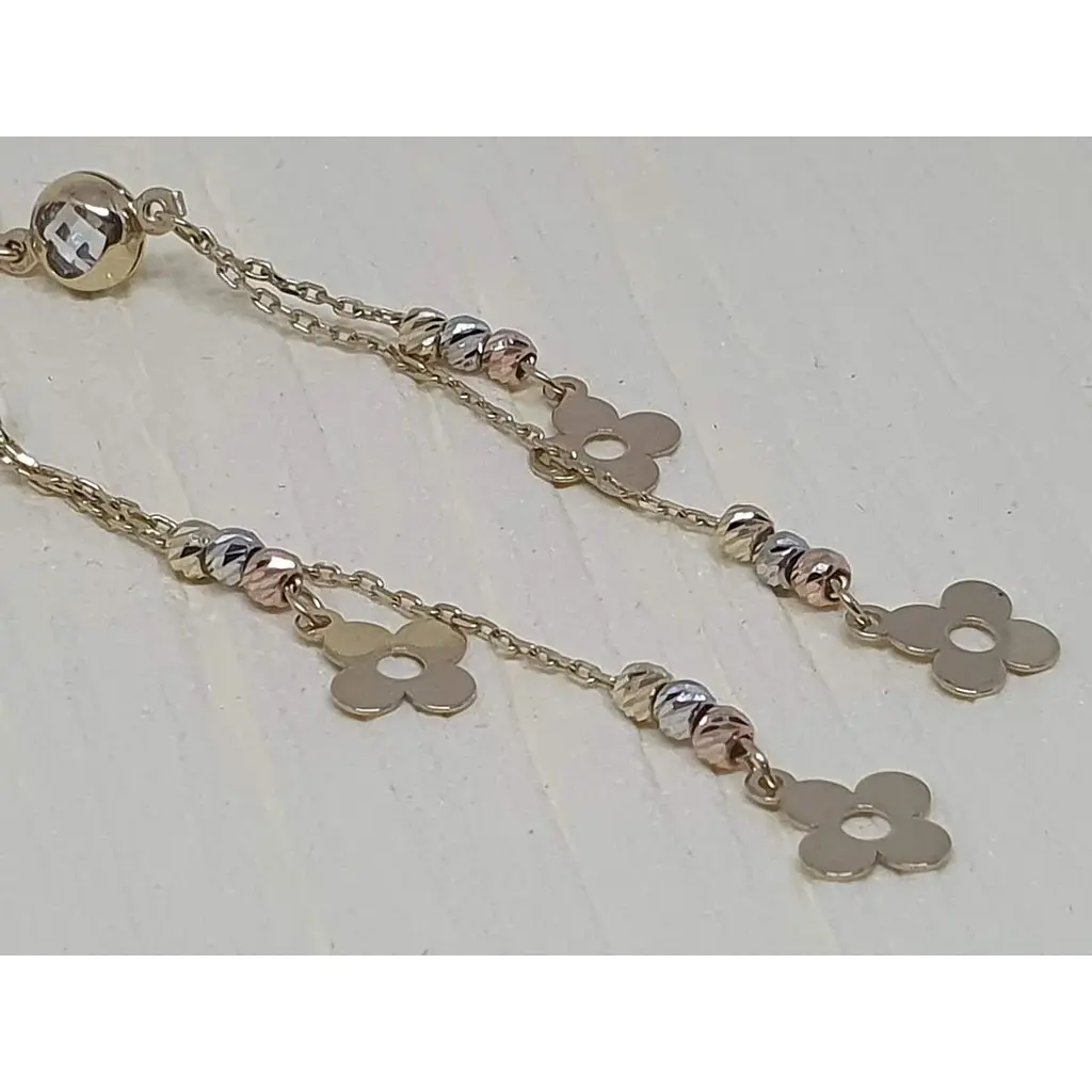 Золоті сережки-підвіски Favoritum. 2499 - фото 4