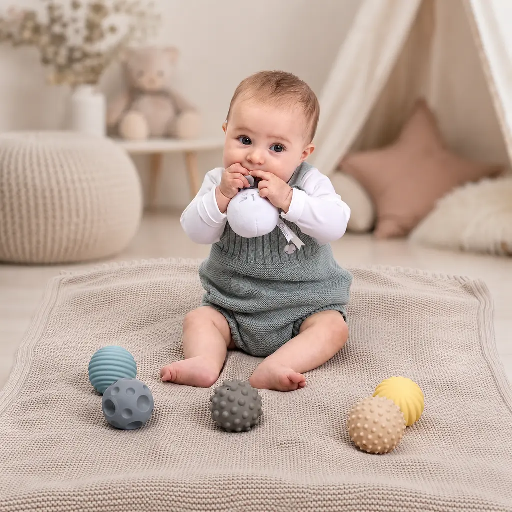 Набір сенсорних м'ячиків Chicco DouDou My Sweet 6 шт. (12541.00) - фото 3