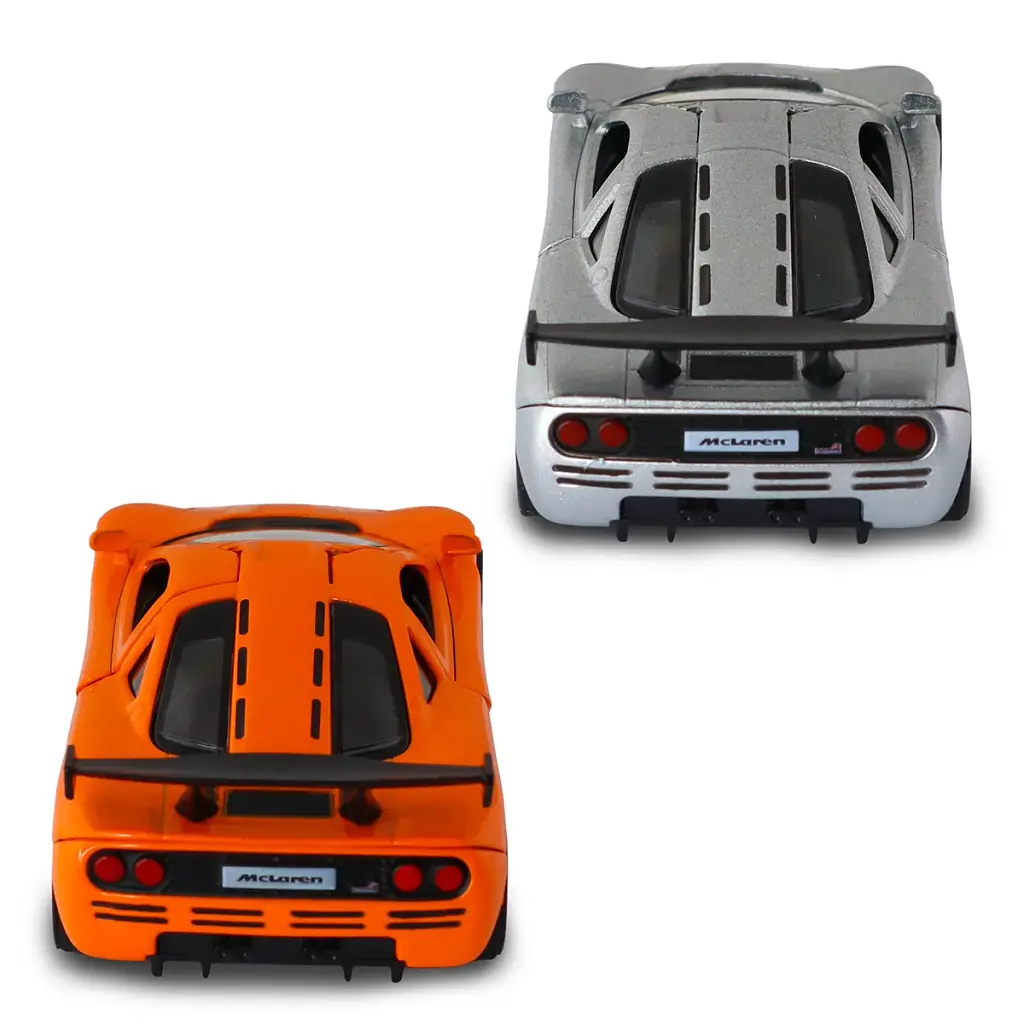 Автомодель - MCLAREN F1 1992 (сірий, помаранчевий) - фото 7