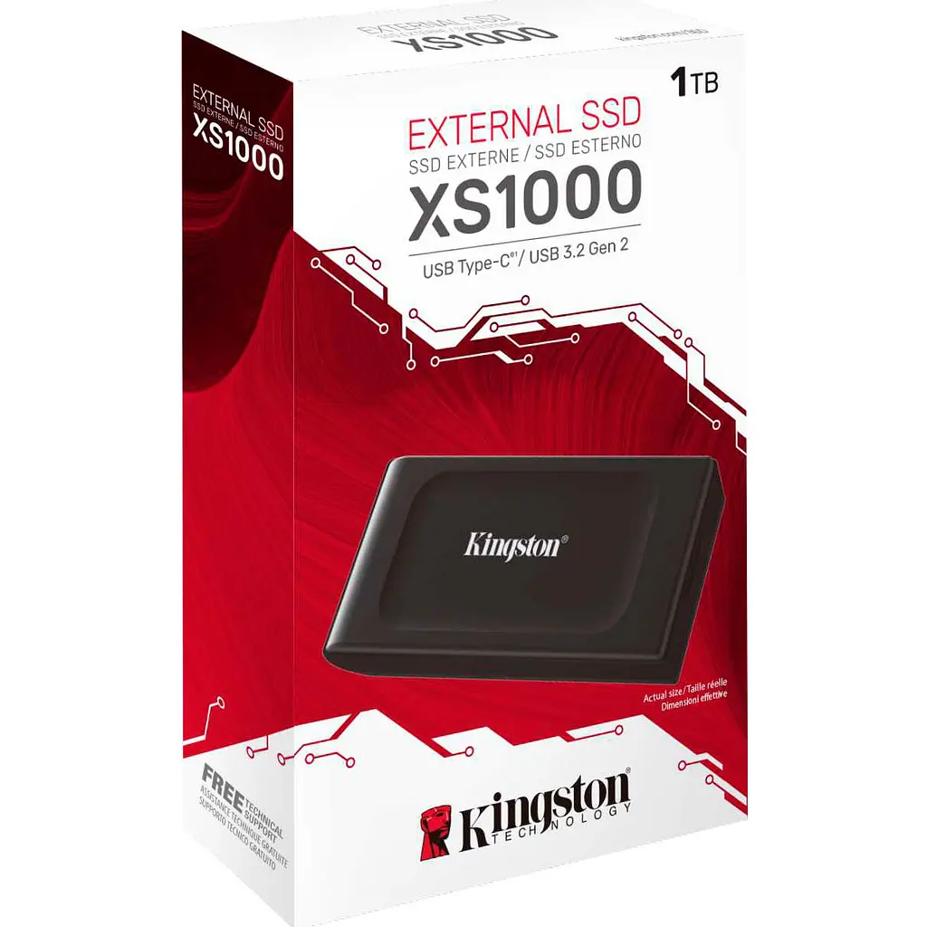 Зовнішній SSD накопичувач Kingston XS1000 1 TB [SXS1000/1000G] [100263] - фото 3