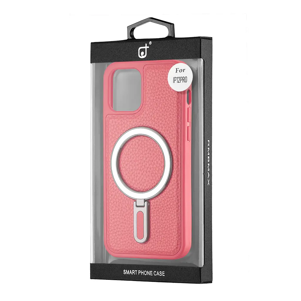 Чохол Jinduka Leather Ringo iPhone 12 Pro Red - фото 2