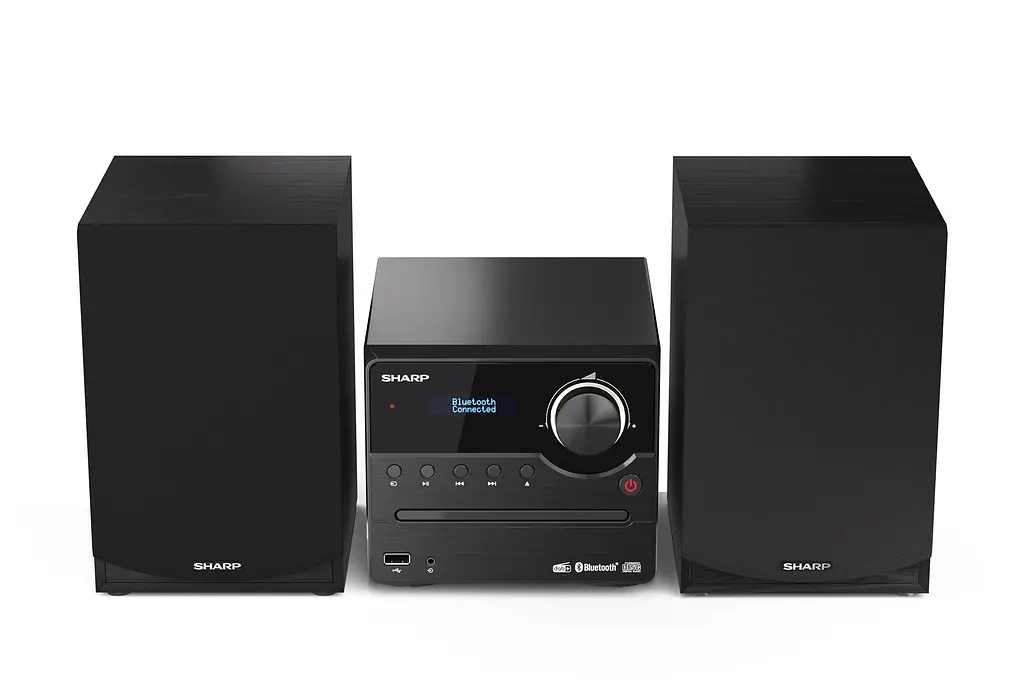 Мікросистема Sharp Micro Sound System Black (XL-B517D(BK)) - фото 2