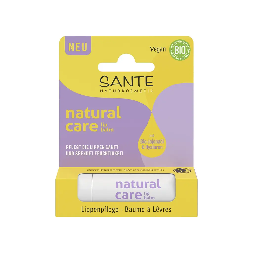 БІО-Бальзам для губ Natural Care Жожоба та Гіалуронова кислота SANTE 4,6 г - фото 2