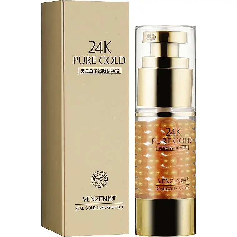 Крем для шкіри навколо очей Venzen Caviar 24k Gold Eye Cream, 35 мл - фото 2