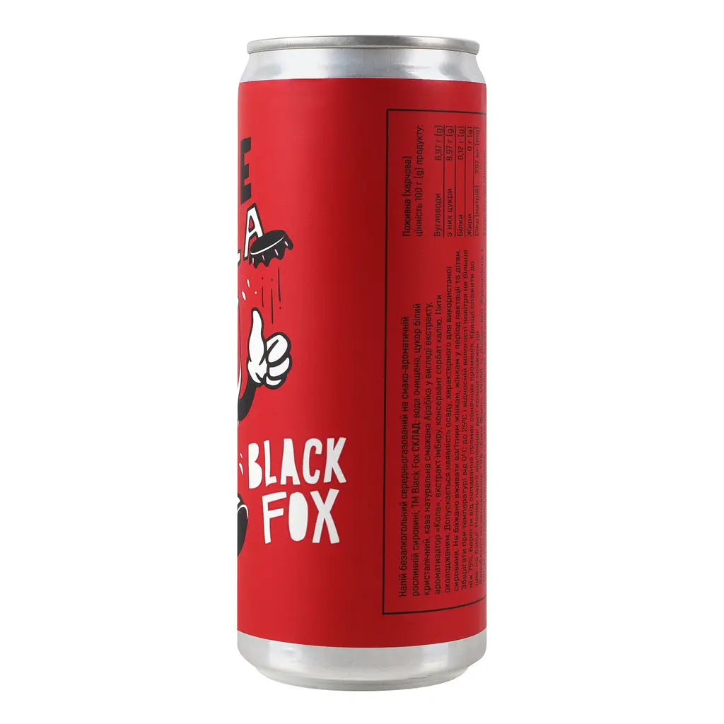 Напій Black Fox Coffee сola 330 мл - фото 3