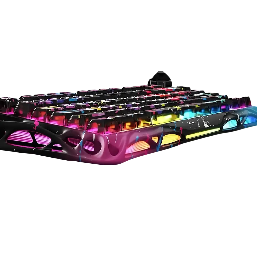 Клавіатура GravaStar Mercury V75 Pro Neon Graffiti - фото 2