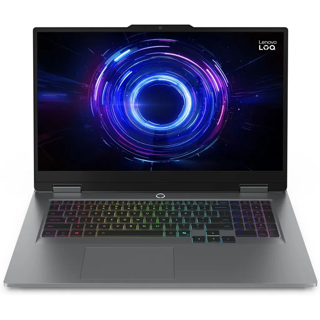 Ноутбук Lenovo 17.3 LOQ 17IRX10 FHD IPS 165Hz/Intel i7-14700HX/32GB/1TB/RTX 5070 8GB/DOS/Luna Grey (83JH003NRA)