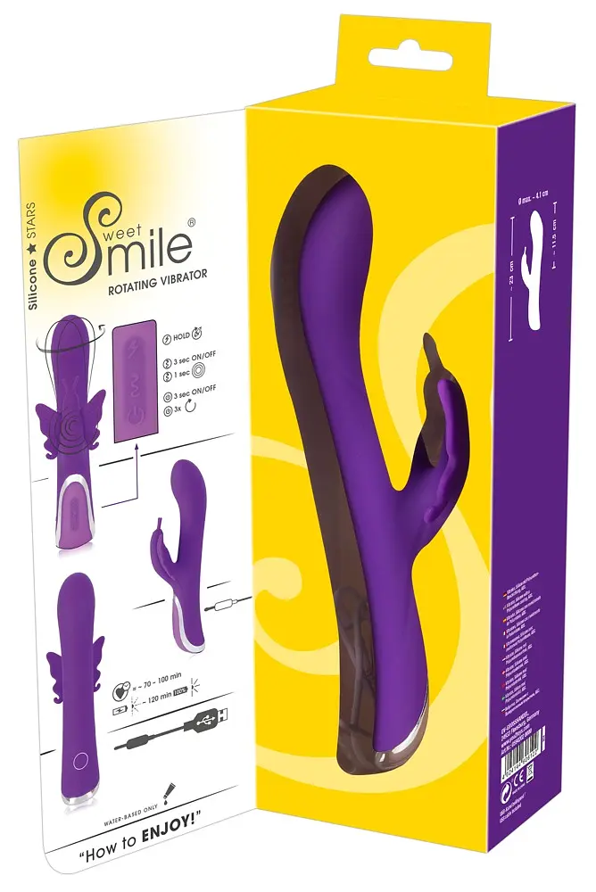 Вібратор для жінок Sweet Smile Rechargeable Rotating Orion 42-05942020000 89236 - фото 2