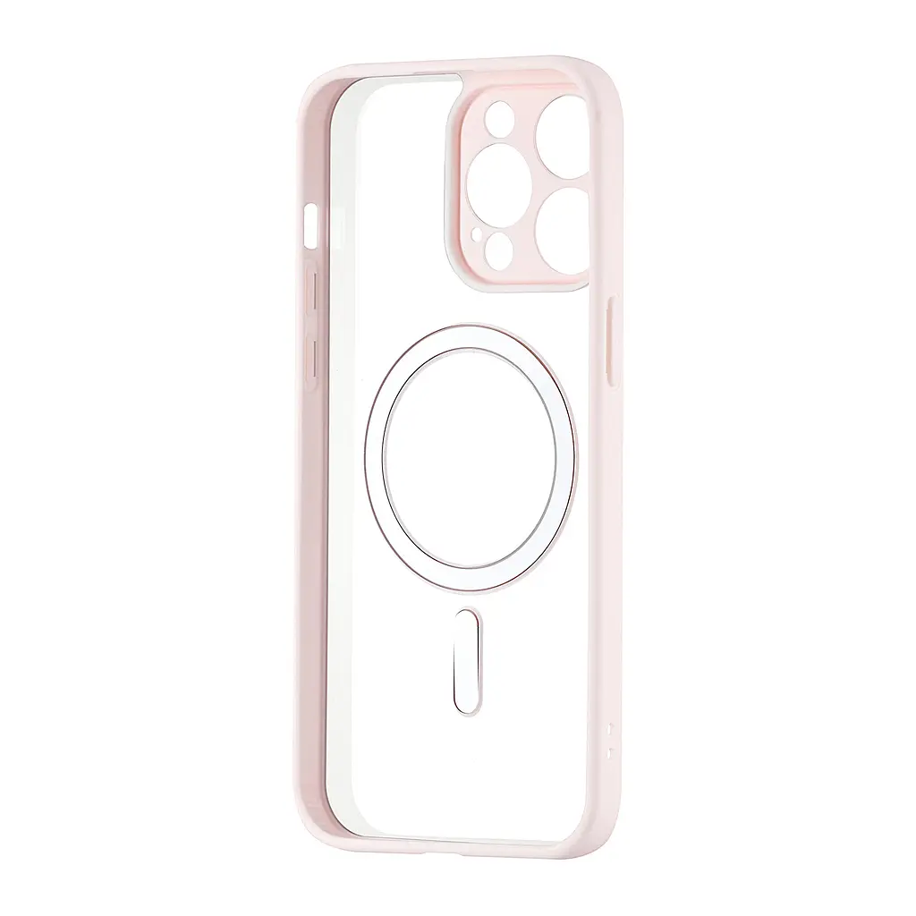 Чохол Color Edge with MagSafe (Protected Camera) iPhone 15 Pro Max Pink - фото 3