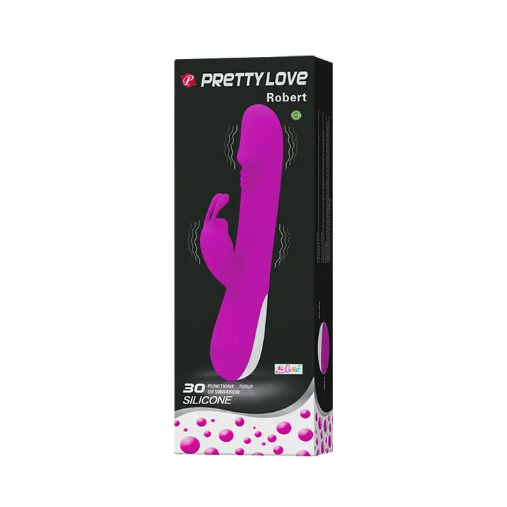 П. Вібратор із кроликом Pretty Love Robert для жінок Baile BI-014279 22576 - фото 4