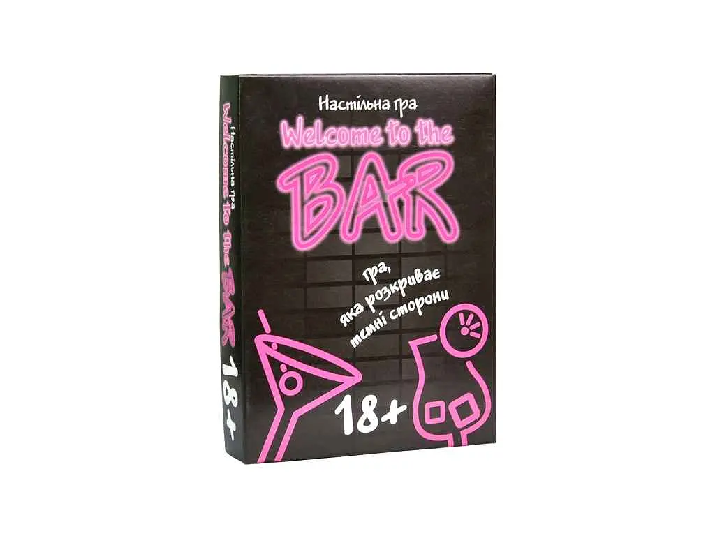 Настільна гра STRATEG Карткова гра Welcome to the BAR розважальна українською мовою 30353