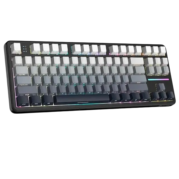 Клавіатура Attack Shark X87 Side Printed RGB Gradient Black - фото 2