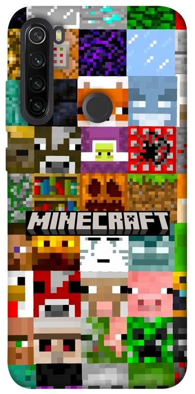 Чохол Demsky Minecraft collage для Xiaomi Redmi Note 8T