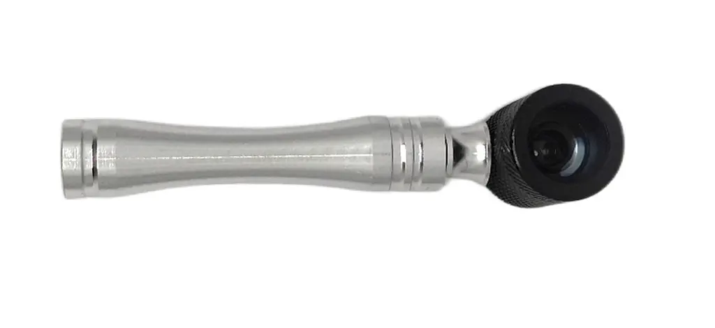 Трубка курильна металева граната HL-188 Silver Black (15658) - фото 2