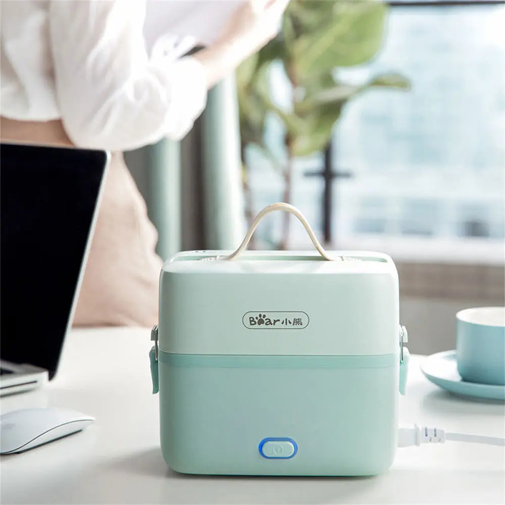 Ланч-бокс з підігрівом Xiaomi Bear Electric Lunch Box 1.2 л (DFH-B12E1) Green - фото 4