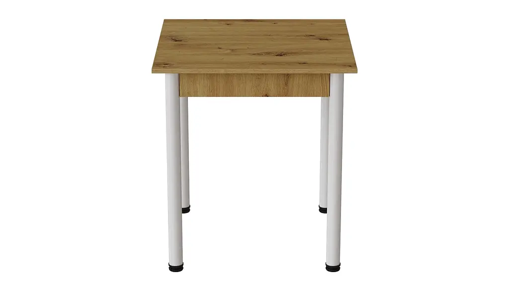 Стол кухонный Ferrum-decor Агата 75x80x80 Белый ДСП Дуб Артизан 16мм (FRD-105675) - фото 4