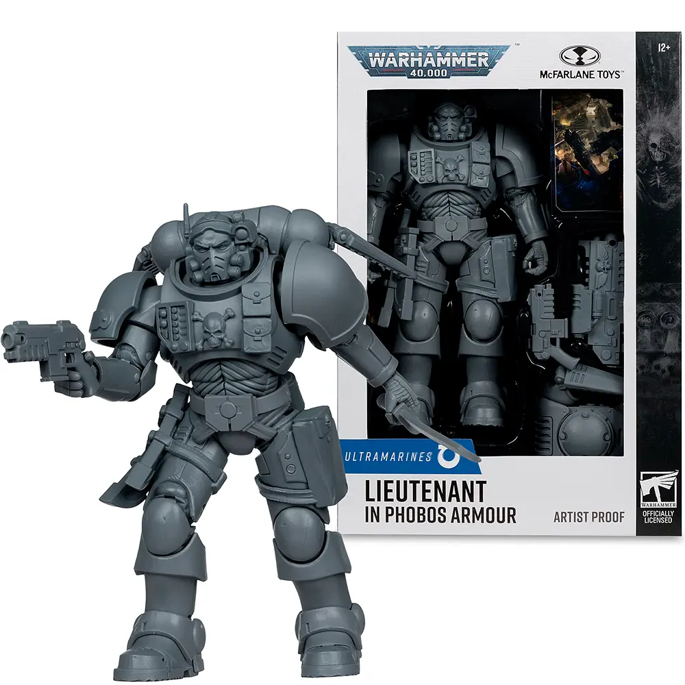Фигурка Warhammer 40K Lieutenant in Phobos Armour - Ultramarines - Artist Proof 7in (Вархамер 40К) - фото 4