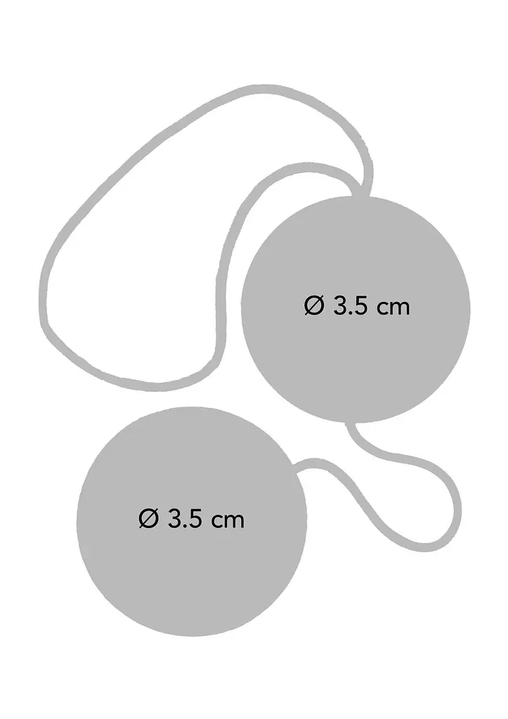 Вагінальні кульки ToyJoy Funky Love Balls, 2 шт (фіолетовий) - фото 4