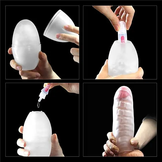 Мастурбатор - Traning Master Giant Egg Masturbator Purple - фото 3