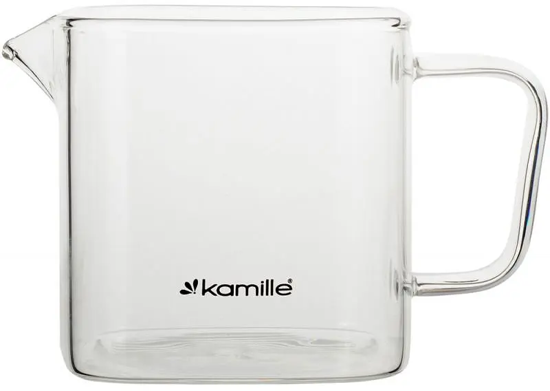 Чайник стеклянный заварочный со съемным ситечком Kamille 600 мл kuh0009144 - фото 5