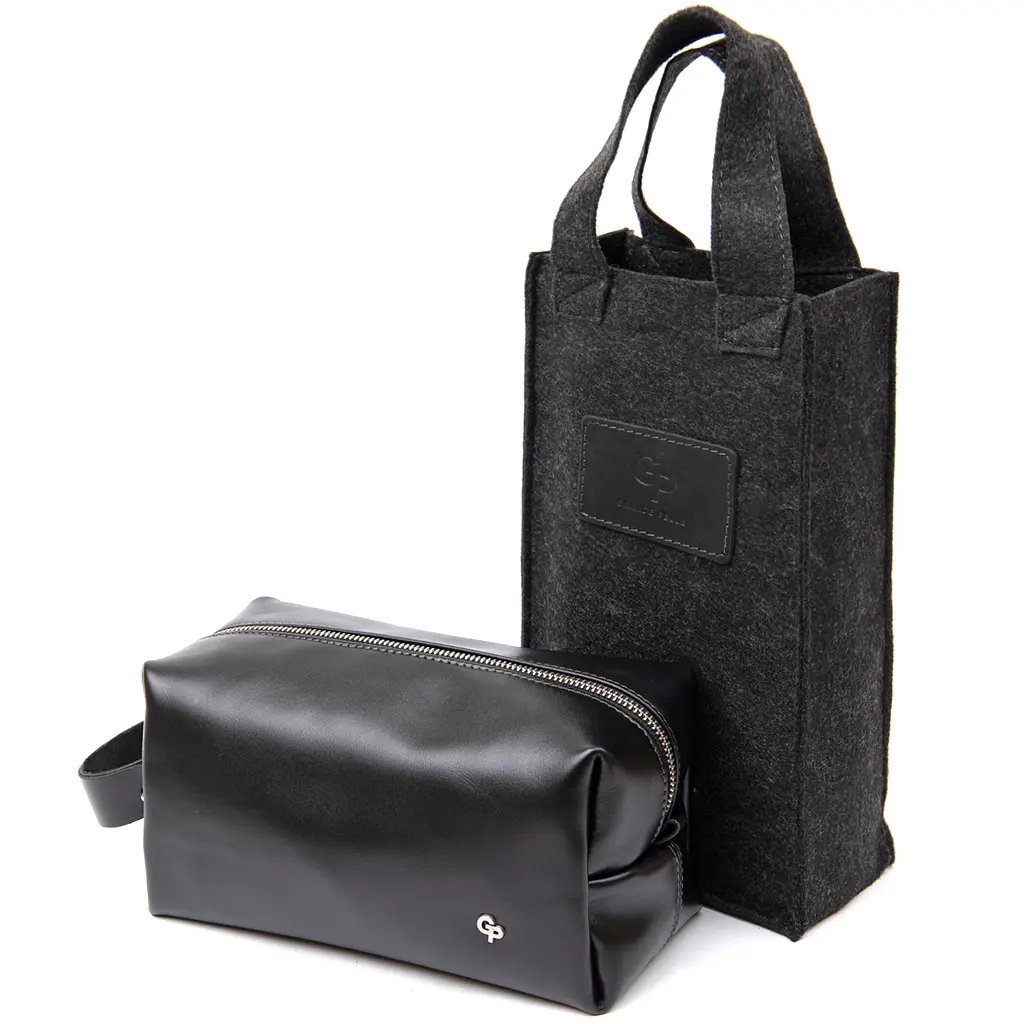 Чоловіча шкіряна косметичка GRANDE PELLE 21х11х9 см acs0018591 - фото 5
