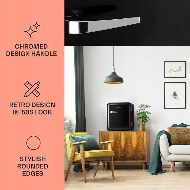 Мини холодильник ретро Klarstein Audrey (10040738) - фото 3