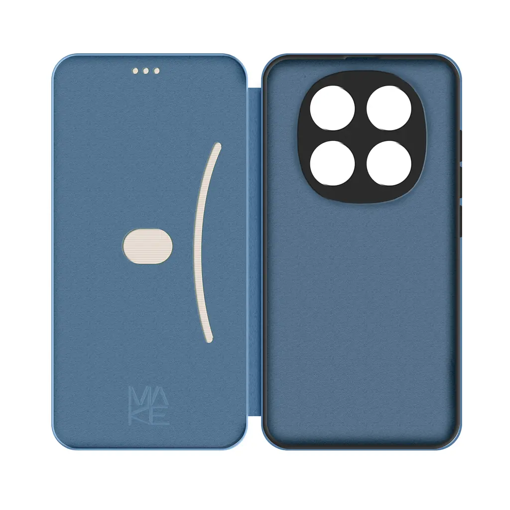 Чохол-книжка MAKE Xiaomi Redmi Note 14 Pro 4G Flip Teal - фото 4