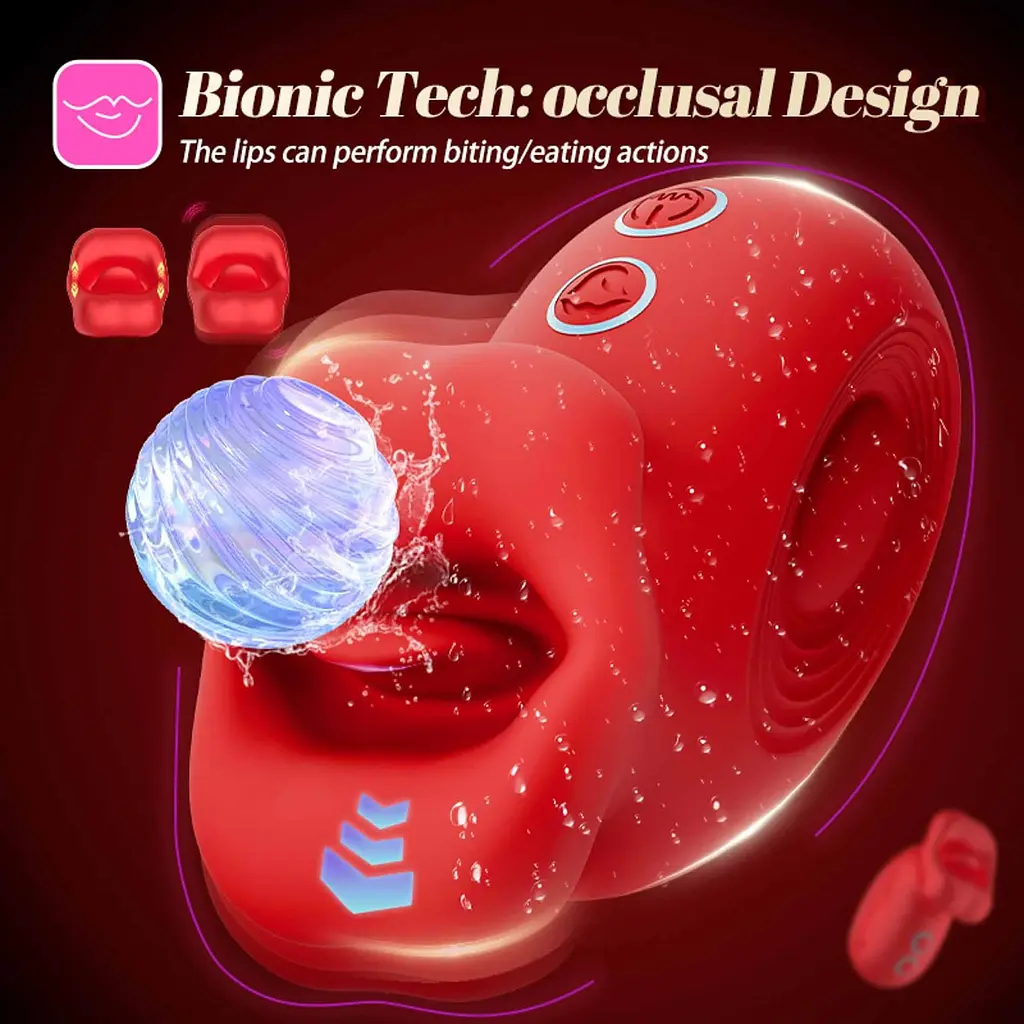 Стимулятор Boys Of Toys клітора із язичком B-Series Cute Kiss Fun Sexy Oral Stimulator - фото 6