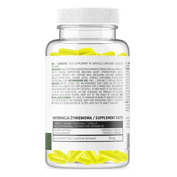 Натуральна добавка Vege Quercetin, 90 вегакапсул OstroVit vit0000270 - фото 2
