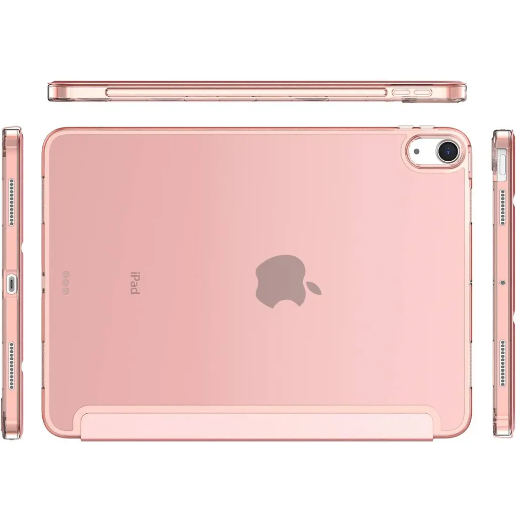 Чохол до планшета BeCover Tri Fold Hard Apple iPad Air 5 (2022) 10.9" Pink (709664) - фото 2
